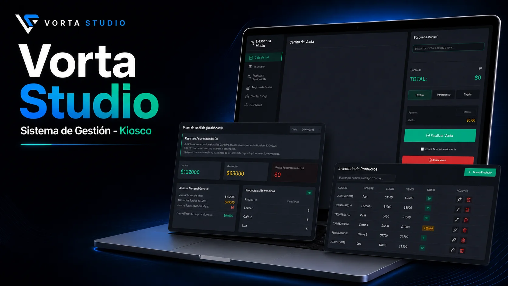 Sistema de Gestión — Kiosco